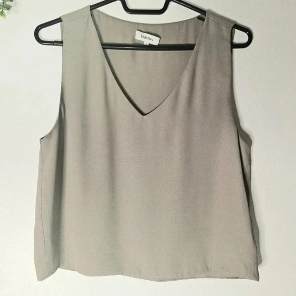 Babaton Aritzia Murphy Nude Beige Sleeveless  Sz Small